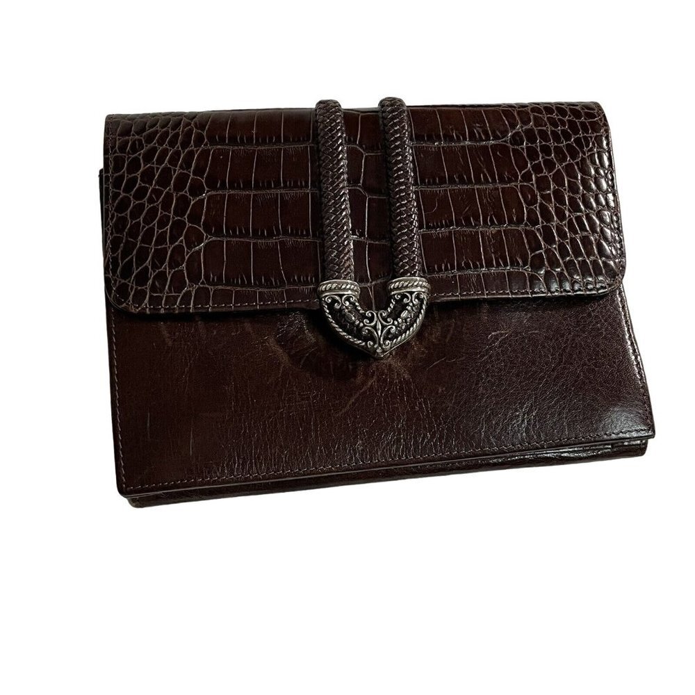 Brighton Richmond Pocketbook Chocolate ‎ Brown T9108 Organizer Bag Without Strap